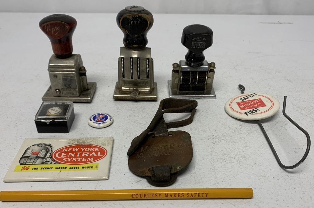 (9)Union Pacific, NY Central, BLE items others (1 of 8)