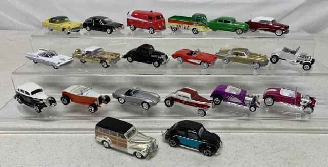(20)Racing Champions, Johnny Lightning others: Playing Mantis, Ertl High Speed, Matchbox, all in good shape with little wear