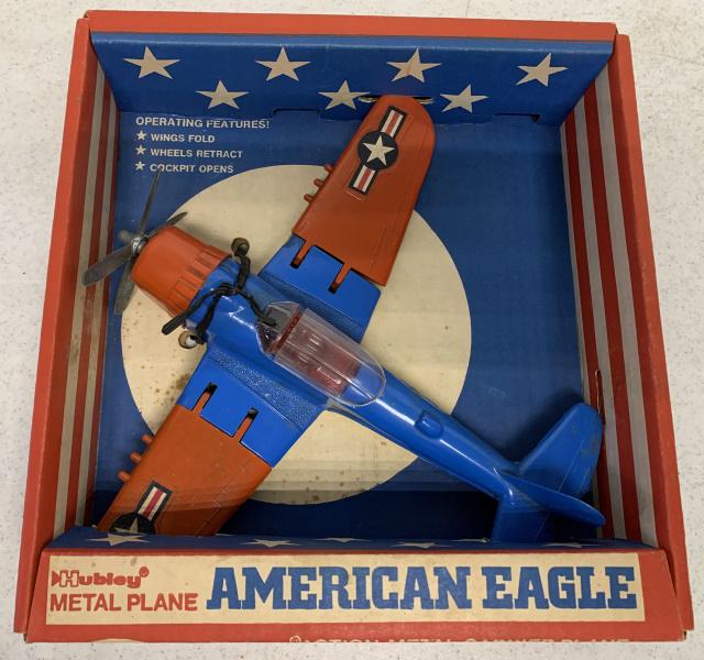 Hubley American Eagle Metal Plane/ Original Box (1 of 4)