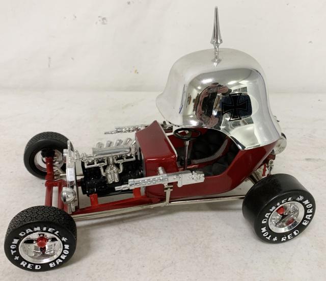 Tom Daniel Red Baron car: metal and plastic toy made by Toy Zone Inc.