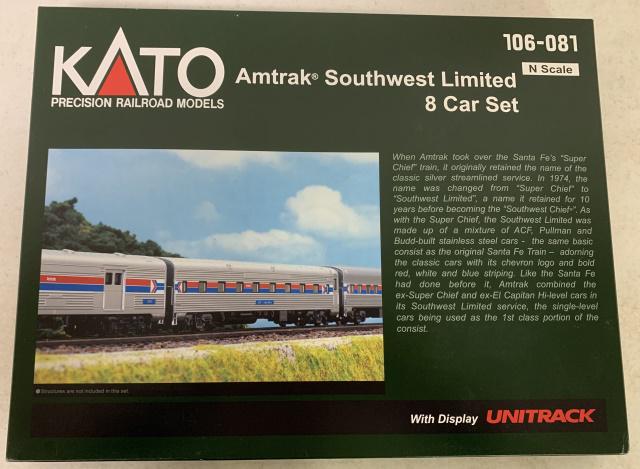KATO Amtrak Southwest Limited 8 Car Set (1 of 4)