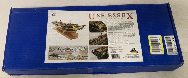 Model Shipways USF Essex US Frigate 1799: scale 1:76.8, box has been opened, may or may not be complete