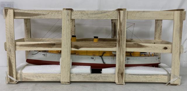 USS Olympia Wooden Model Boat (1 of 4)