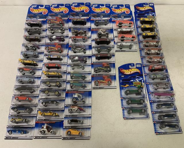60+ Hot Wheels: 1999 & 2000 First Editions, other various cars, models, & years