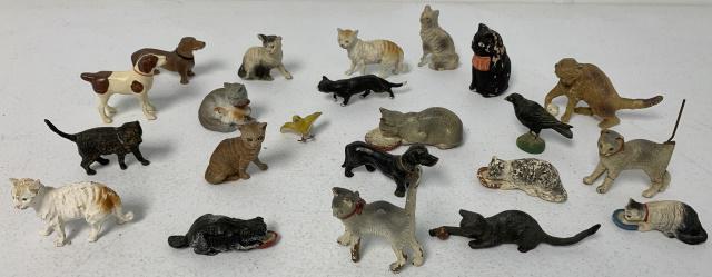22 pieces composition animals mostly cats (1 of 19)