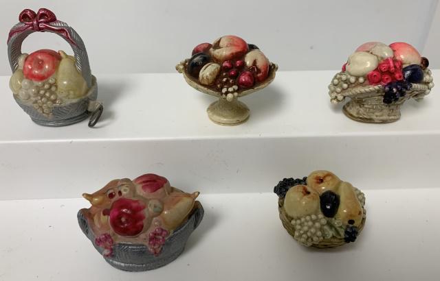 5 Celluloid Fruit Baskets Tape Measures (1 of 4)