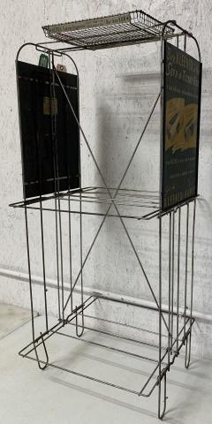 Kleenex/Kotex display rack: 48" H x 20" W x 18" deep