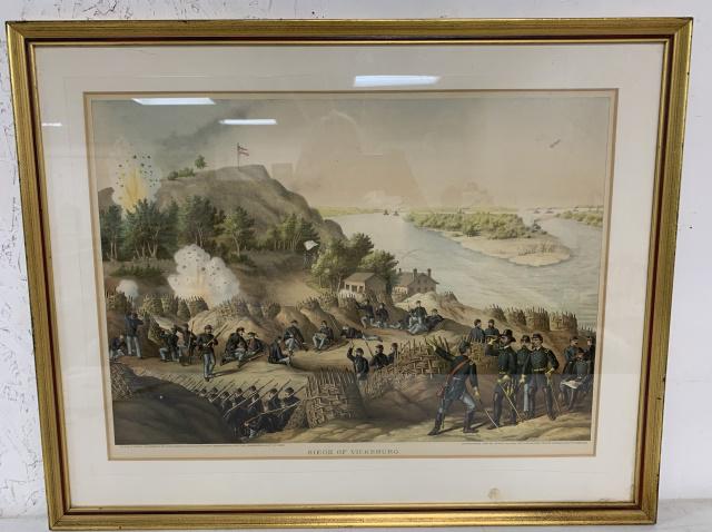 Siege of Vicksburg Framed Lithograph (1 of 6)