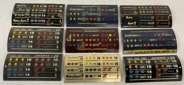 9 Metal Slot Machine Front Covers (1 of 4)