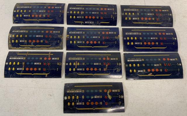 10 Metal Slot Machine Front Covers (1 of 4)