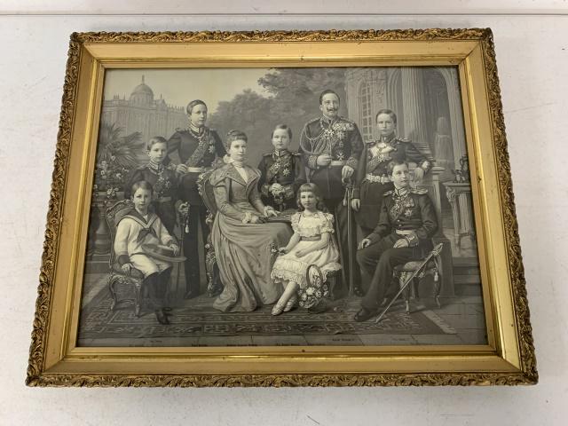 Framed Kaiser Wilhelm II Family Print (1 of 3)