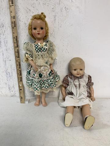 Arranbee plastic doll and a composition doll (1 of 2)
