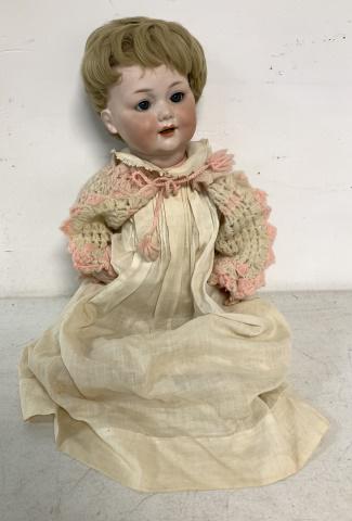 German bisque head doll marked A.12.M (1 of 6)