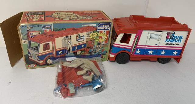 1973 Ideal Evel Knievel Scramble Van in box (1 of 5)