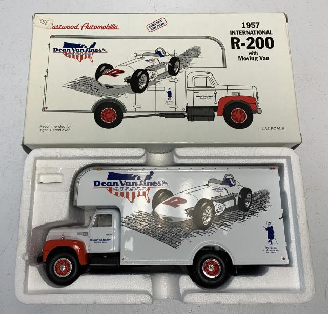 First Gear '57 Int'l Dean Van Lines R-200 Truck: Dean Van Lines, Eastwood Automobilia, 1/34 scale, looks like it was never out of the box