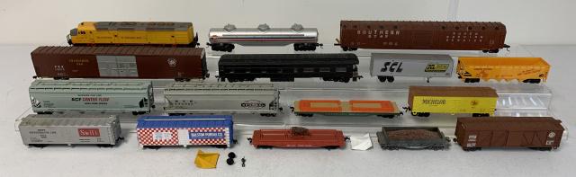 (15) HO Engines, Boxcars, Coal Cars (1 of 6)