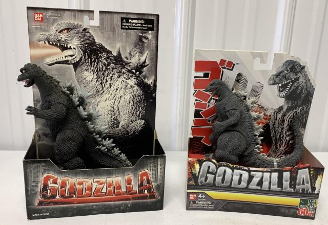 2 Bandai Godzilla action figures (1 of 4)