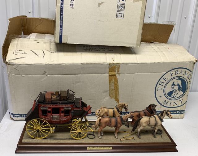Franklin Mint Wells Fargo Stagecoach (1 of 4)