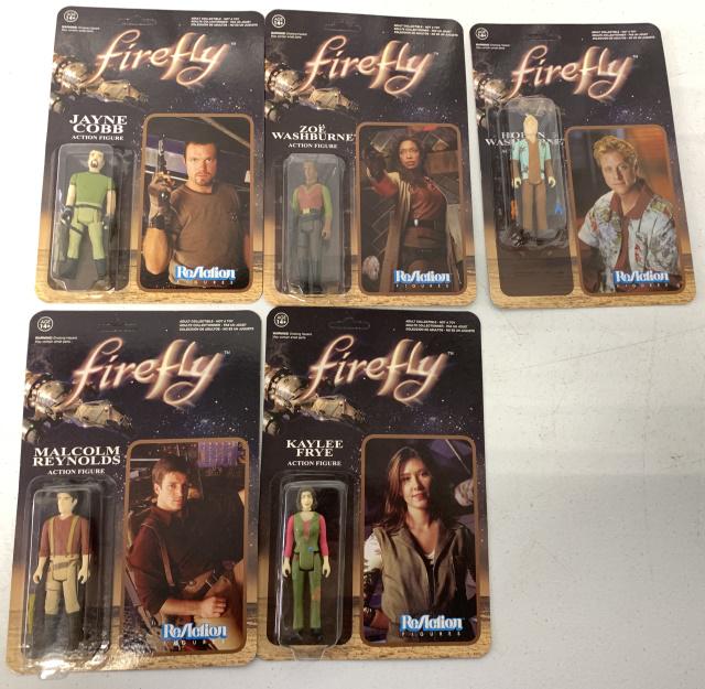 5 ReAction Firefly figures-complete set (1 of 3)