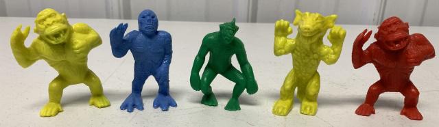 5 1960's Palmer plastics monster figures (1 of 2)