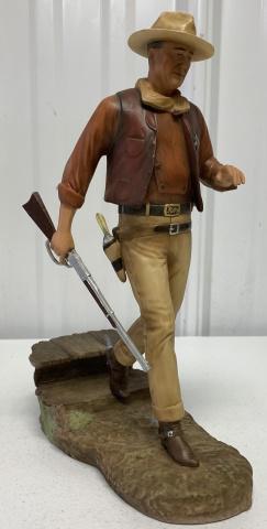 John Wayne Western Lawman porcelain figure (1 of 3)