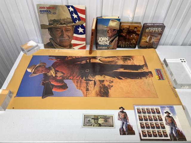lot of 9 John Wayne items (1 of 11)