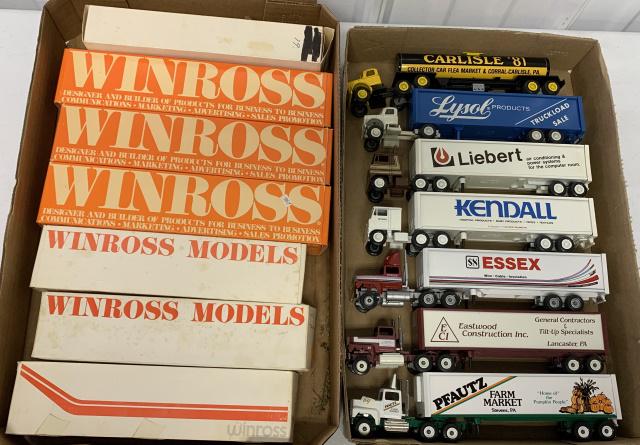 7 Winross Trucks w/boxes (1 of 3)