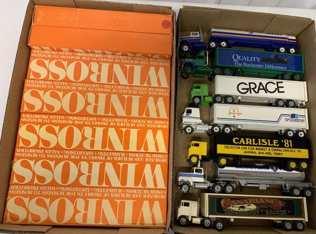 7 Winross Trucks w/boxes (1 of 3)