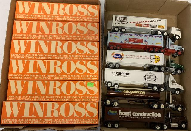 6 Winross Trucks w/boxes (1 of 3)
