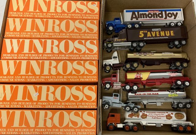 6 Winross Trucks w/boxes, 5 are Hershey's (1 of 3)