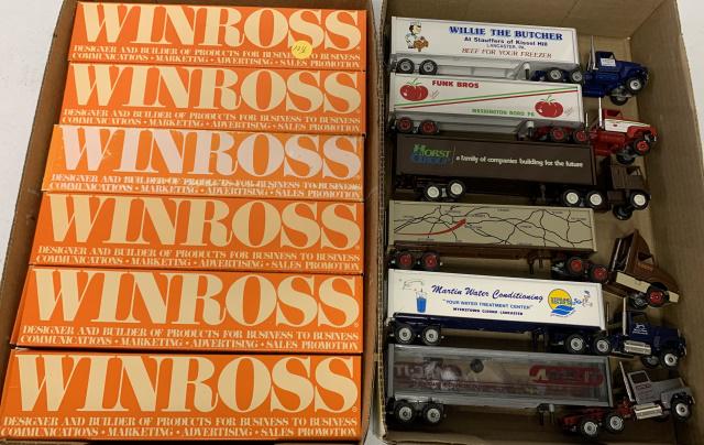6 Winross Trucks w/boxes (1 of 3)