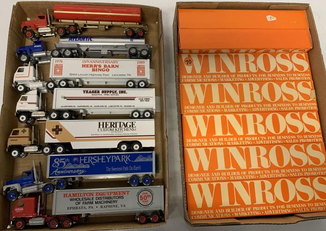 7 Winross Trucks w/boxes (1 of 3)