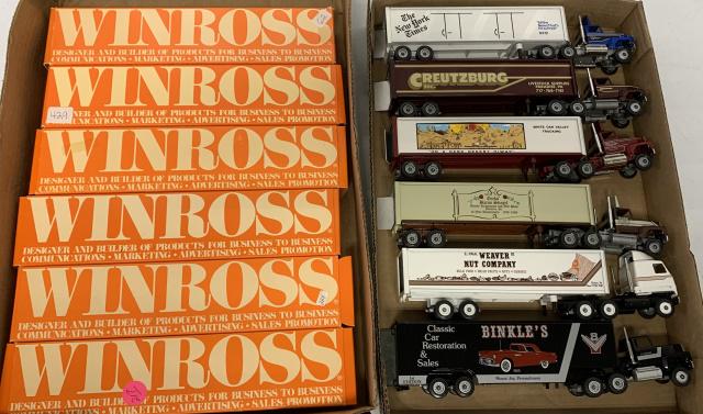 6 Winross Trucks w/boxes (1 of 3)
