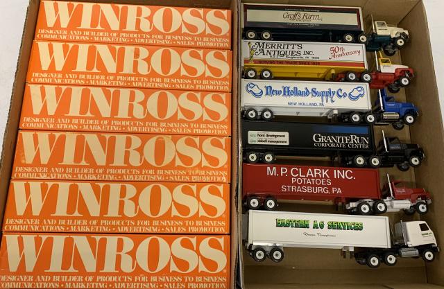 6 Winross Trucks w/boxes (1 of 3)