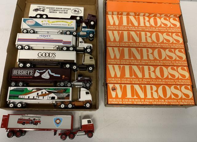 7 Winross Trucks w/boxes (1 of 3)