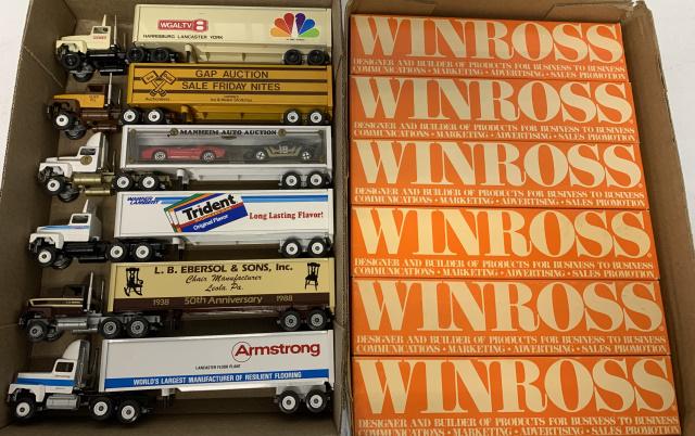 6 Lancaster County Winross Trucks w/boxes (1 of 3)