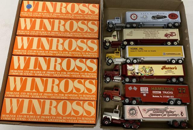 6 Winross Trucks w/boxes (1 of 3)