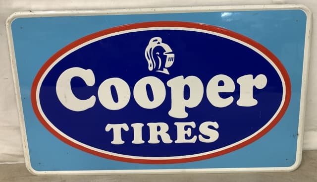 Cooper Tires Single Sided Tin Sign (1 of 4)