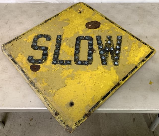 Slow Street Sign Auction
