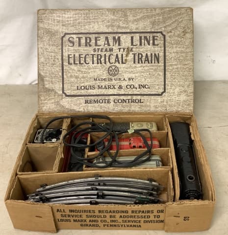 Marx Stream Line Electrical Train Set w/ Box (1 of 4)