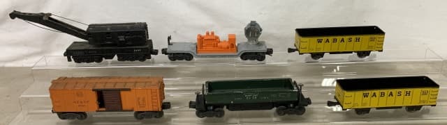 (6) Tin & Metal Marx, Lionel Train Cars, others (1 of 5)