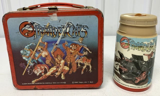 Aladdin Tin Thundercats Lunchbox w/ Thermos (1 of 5)