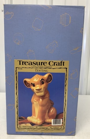 Simba Lion King Cookie Jar w/ box (1 of 2)