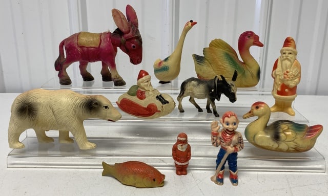 (11)Celluloid Animals, Christmas, Howdy Doody (1 of 5)