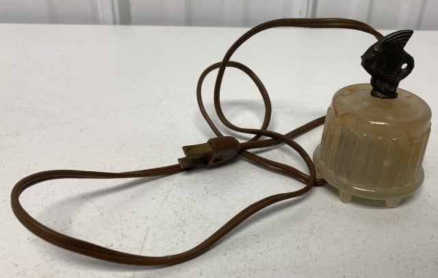 deco table lighter with fish: see photos