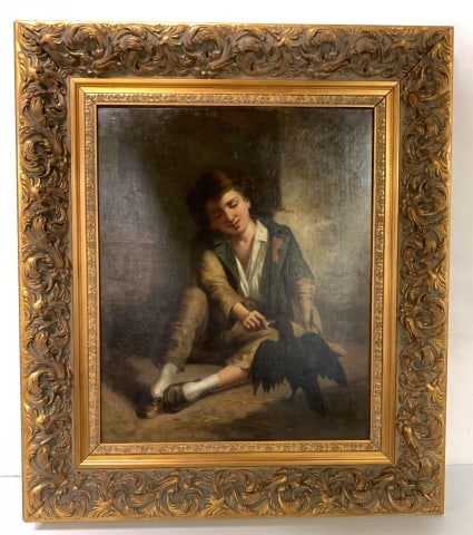 A Young Boy Feeding A Bird William Henry Hunt (1 of 5)