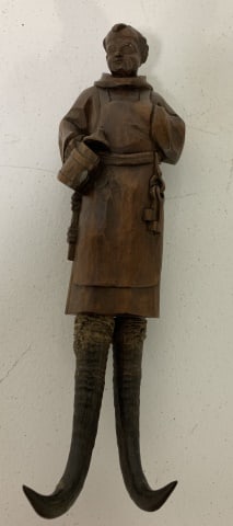 Monk Black Forest Figure Whip Holder (1 of 4)