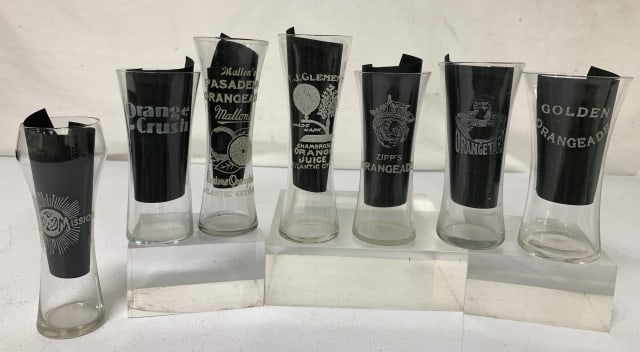 (7)Orange Crush, Mallon's Orange Juice Glasses (1 of 4)