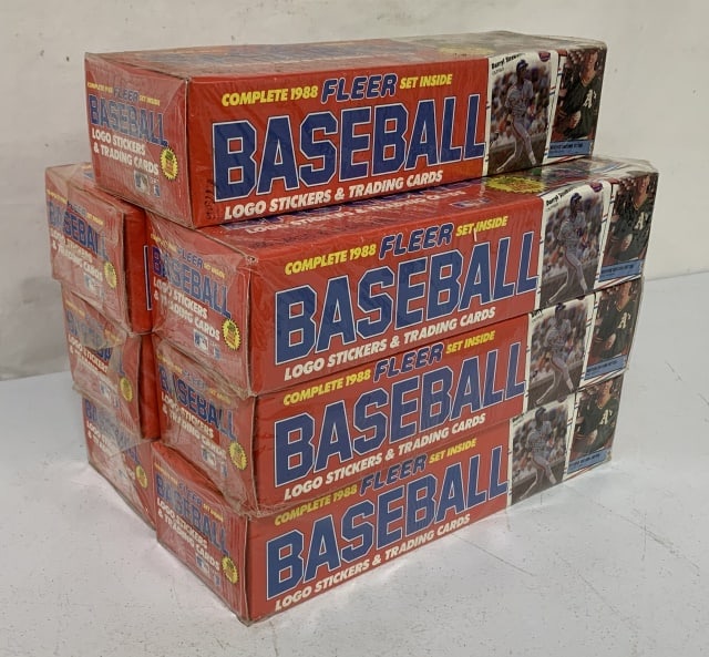 7 sealed 1988 Fleer baseball complete sets (1 of 4)