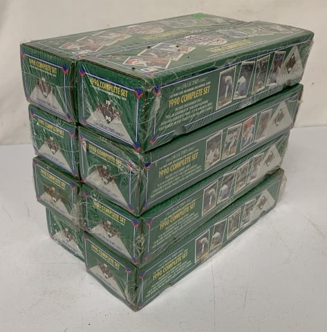 8 sealed 1990 Upper Deck baseball sets (1 of 3)